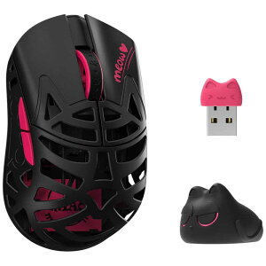 KIBU�@�Q�[�~���O�}�E�X Beast Miao �m���w�� / �L��/����(���C�����X) / 5�{�^�� / USB�n Black��Red�@WL-BMIAO-BR-O