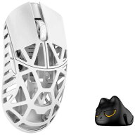 KIBU　ゲーミングマウス Beast X Pro Mini ［光学式 / 有線/無線(ワイヤレス) / 5ボタン / USB］ Milky W…