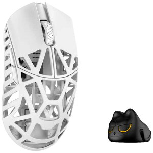KIBU�@�Q�[�~���O�}�E�X Beast X Pro �m���w�� / �L��/����(���C�����X) / 5�{�^�� / USB�n Milky White(Side slits)�@WL-BXPRO-MW-O