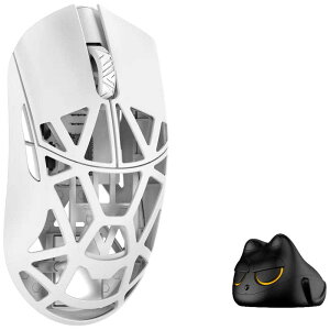 KIBU�@�Q�[�~���O�}�E�X Beast X Pro �m���w�� / �L��/����(���C�����X) / 5�{�^�� / USB�n Milky White(Solid sides)�@WL-BXPRO-MW-O-1
