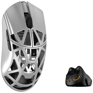 KIBU�@�Q�[�~���O�}�E�X Beast X Pro Mini �m���w�� / �L��/����(���C�����X) / 5�{�^�� / USB�n Silver(Solid sides)�@WL-BXMINIPRO-SIL-O-1