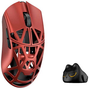KIBU�@�Q�[�~���O�}�E�X Beast X Mini Pro �m���w�� / �L��/����(���C�����X) / 5�{�^�� / USB�n Red(Solid sides)�@WL-BXMINIPRO-REDONH