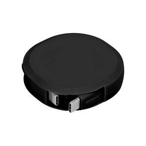 OWLTECH�@�Ј�������莮 katamaki Type-C to Type-C�P�[�u�� PD60W�[�d/�f�[�^�ʐM�Ή� ���x�Z���T�[���� �mUSB Power Delivery�Ή��n �u���b�N�@OWL-CBKRPCC90-BK
