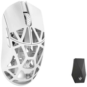 KIBU�@�Q�[�~���O�}�E�X Beast X Max �m���w�� / �L��/����(���C�����X) / 5�{�^�� / USB�n Milky White(Solid sides)�@WL-BXMAX-MW-O-NH