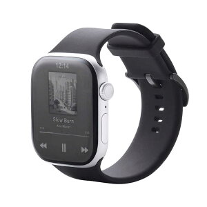 �G���R���@ELECOM�@�A�b�v���E�H�b�` �o���h Apple Watch SE ��3���� / Series 11 �m 42 41 40 38mm �n �V���R�� �x���g TOUGH SLIM �u���b�N�@AW-25BBDTSBK