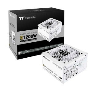 THERMALTAKE�@TOUGHPOWER GT/1200W ATX 3.1 Snow �m1200W / ATX / 80PLUS Gold�n�@PS-TPT-1200FNFAGJ-W