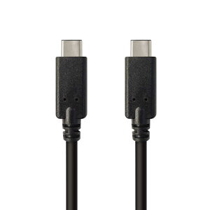 �I�Y�}�@�miPhone15�V���[�Y�Ή��nPD60W�Ή� Type-C to Type-C�P�[�u�� 1m �u���b�N �mUSB Power Delivery�Ή��n�@CDM-C100K
