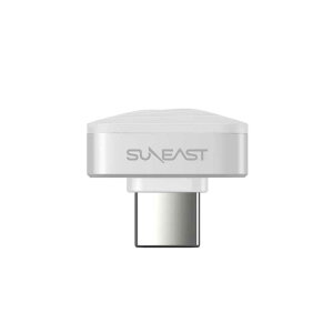 SUNEAST�@�ɏ��^ �O�t�� �|�[�^�u�� SSD Nano 512GB Type-C USB3.2 Gen 1�Ή� �ő�Ǎ����x 450MB/s �m�|�[�^�u���^�n �z���C�g�@SE-PS512G2LNN1WF