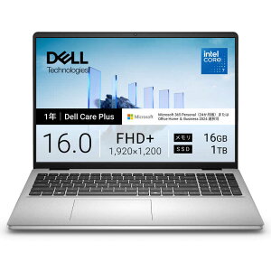 �y2026�N05��30�������\��zDELL�@�f���@Dell 16 DC16250 �m16.0�^/Core 7 �v���Z�b�T�[ 150U/�������F16GB/SSD�F1TB/Microsoft 365 Personal(24������)�n �v���`�i�V���o�[�@ND76-GNM3SC