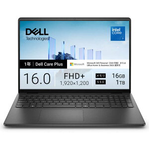 �y2026�N05��30�������\��zDELL�@�f���@Dell 16 DC16250 �m16.0�^/Core 7 �v���Z�b�T�[ 150U/�������F16GB/SSD�F1TB/Microsoft 365 Personal(24������)�n �J�[�{���u���b�N�@ND76-GNM3BC