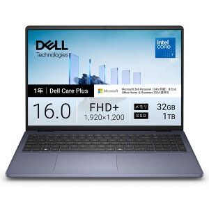 �y2026�N05��30�������\��zDELL�@�f���@Dell 16 DC16251 �m16.0�^/Core 7 �v���Z�b�T�[ 150U/�������F32GB/SSD�F1TB�n �~�b�h�i�C�g�u���[�@ND86-GNM3MC