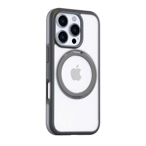 TORRAS�g���X�@Torras - Ostand R Fusion case for iPhone 16 Pro(6.3�C���`) �m �`�^���O���[ �n �m�`�^���O���[�n�@X00FX1798