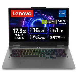 ���m�{�W���p���@Lenovo�@LOQ 17IRX10 /Core i7-14700HX�v���Z�b�T�[/������16GB/SSD1TB/Microsoft365���p��/Windows11Home ���i�O���[�@83JH00EXJP