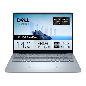 DELL�@�f���@�m�[�g�p�\�R�� Dell 14 Plus 2-in-1 DB04255 [ Copilot+ PC / Win11 Home / Ryzen AI 5 ] �A�C�X�u���[�@CCL54P-FWC
