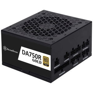 SILVERSTONE�@PC�d�� DA750R Gold�m750W /ATX /Gold�n �u���b�N�@SST-DA750R-GM