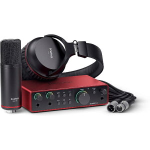 FOCUSRITE�@�I�[�f�B�I�C���^�[�t�F�[�X�Z�b�g�@Scarlett 2i2 Studio Pack-gen4
