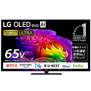 �y2026�N06��25�������\��zLG�@�L�@EL�e���r �m65V�^ / Bluetooth�Ή� / 4K�Ή� / BS�ECS 4K�`���[�i�[���� / YouTube�Ή��n�@OLED65G6PJB�i�W���ݒu�����j