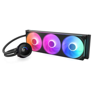 NZXT�@����CPU�N�[���[ 120mm�t�@��x3 �mLGA1851/1700/1200/115X�EAM5/AM4�n KRAKEN PLUS RGB 360 �u���b�N�@RL-KR360-B2