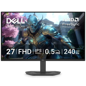 DELL�@�f���@�Q�[�~���O���j�^�[ Dell 27 [ 27�^ / �t��HD(1920×1080) / ���C�h / 240Hz ] �u���b�N�@SE2726HGS-R