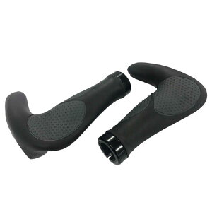 VELO�@���]�ԗp �O���b�v �o�[�G���h�t���O���b�v(135mm/�u���b�N×�O���[) �u���b�N×�O���[�@103095