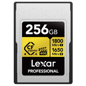 �y2026�N06��22�������\��zLEXAR�@Lexar Professional GOLD CFexpress 4.0 Type A �J�[�h �m256GB / CFexpress Type A�n�@LCAEXG4256G-RNENJ