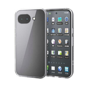 �G���R���@ELECOM�@Google Pixel 10a �P�[�X �n�C�u���b�h �J�o�[ �Ռ��z�� �N���A�@PM-P261HVCKKCR