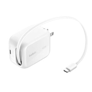 BELKIN�@BoostCharge Pro 45W 1�|�[�g ������莮USB-C�P�[�u���t�� �}���[�d��@WCH023qcWH