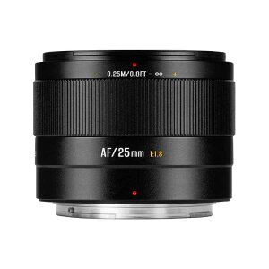 ���H���@7Artisans LITE 25mm F1.8 AF APS-C �j�R��Z�}�E���g�@7A-25F18AF-Z-B