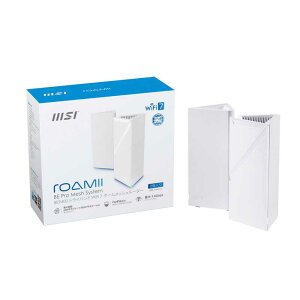 MSI�@Roamii BE Pro Mesh System- 2 Pack �mWi-Fi 7(be)�n�@RoamiiBEProMeshSystem-2Pack