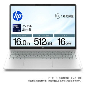 HP�@�m�[�g�p�\�R�� OmniBook 3 [ 16�^ / Win11 Home / Core Ultra 5 / ������16GB / SSD512GB ] �O���C�V���[�V���o�[�@DD3C9PA-AAAA