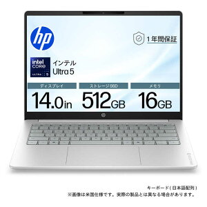 HP�@�m�[�g�p�\�R�� OmniBook 3 [ 14�^ / Win11 Home / Core Ultra 5 / ������16GB / SSD512GB ] �O���C�V���[�V���o�[�@DD1V1PA-AAAA