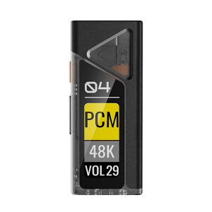 HIBYMUSIC�@�|�[�^�u�� USB DAC �mDAC�@�\�Ή��n �u���b�N�@FC4 with Display Black
