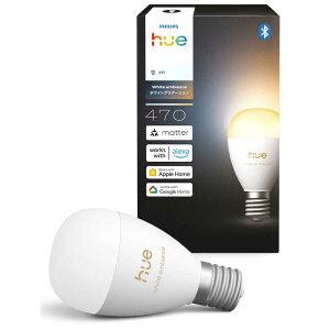 �t�B���b�v�X�@PHILIPS�@LED�d�� Philips Hue �z���C�g�O���f�[�V���� E17 40W���� �L�z���^�C�v 1�@PH17WA1-SU