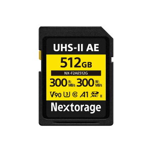 NEXTORAGE�@SDXC UHS-II�J�[�h V90 TLC �mClass10 / 512GB�n�@NX-F2AE512G