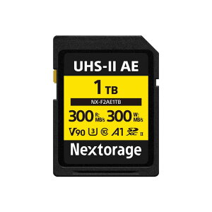 NEXTORAGE�@SDXC UHS-II�J�[�h V90 TLC �mClass10 / 1TB�n�@NX-F2AE1TB
