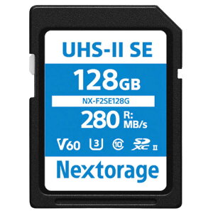 NEXTORAGE�@SDXC UHS-II�J�[�h V60 �mClass10 / 128GB�n�@NXF2SE128G