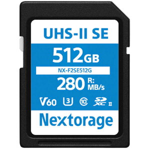 NEXTORAGE�@SDXC UHS-II�J�[�h V60 �mClass10 / 512GB�n�@NXF2SE512G