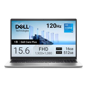DELL�@�f���@�m�[�g�p�\�R�� Dell 15 DC15250 [ 15.6�^ / Win11 Home / Core i5 / ������16GB / SSD512GB ] �v���`�i�V���o�[�@ND55-GWSC