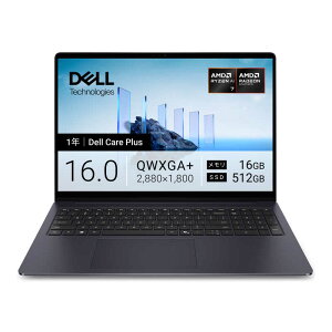DELL�@�f���@�m�[�g�p�\�R�� Dell 16S DS16265 [ Copilot+ PC / 16�^ / Win11 Home / Ryzen AI 7 / 16GB / 512GB ] �Z���X�e�B�A���u���[�@NCS86T-GWC
