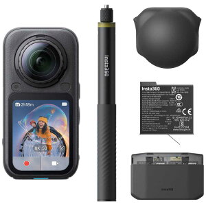 INSTA360�@X6 �G�b�Z���V�����o���h�� �m4K�Ή� / �h���n �~�b�h�i�C�g�u���b�N�@CINSABXA-X603