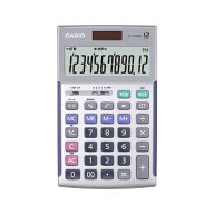 カシオ　CASIO　本格実務電卓(検算) ［12桁］ シルバー　JS-20WKD-SR-N