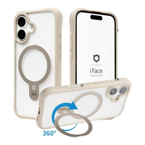 HAMEE�@�miPhone 16��p�niFace Leany MagSynq �X�^���h�P�[�X �A�C�{���[�@41-193468