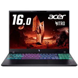 ACER �G�C�T�[�@�Q�[�~���O�m�[�g�p�\�R�� Nitro V [ Copilot+ PC / 16�^ / Win11 Home / Ryzen AI 7 / ������32GB ]�@ANV16A71N73Z56
