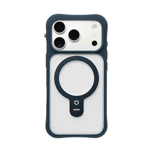 HAMEE�@�miPhone 18 Pro / 17 Pro��p�niFace Leany MagSynq �X�^���h�P�[�X �l�C�r�[�@41-193550
