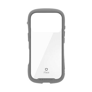 HAMEE�@�miPhone 18 Pro / 17 Pro��p�niFace Reflection�����K���X�N���A�P�[�X �O���[�@41-194410