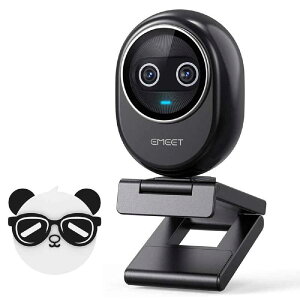 EMEET�@�E�F�u�J���� 4K �f���A���J���� AI�I�[�g�t�H�[�J�X �m�C�Y�L�����Z�����O�}�C�N 3��ޏW�����[�h USB-C/USB-A�ڑ� Piko�{ �u���b�N�@E3142