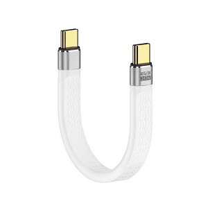 YOUZIPPER�@USB4 �V���[�gType-C�P�[�u�� 40Gbps PD240W 8K60P 10cm �mUSB-C �� USB-C / 8K�n�@USB4-240W-01W