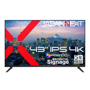 �y2026�N10��01�������\��zJAPANNEXT�@(5�N�ۏ؃��f��) ��^ HDMI sRGB 100�� HDR USB�������Đ� �����R������ �m43�^ / 4K(3840×2160) / ���C�h / 60Hz�n�@JN-IPS43U2-M-H5