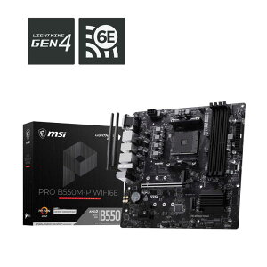 MSI�@PRO B550M-P WIFI6E �mMicroATX�n�@PROB550M-PWIFI6E