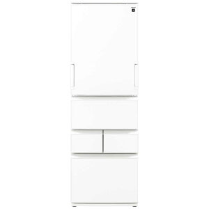 �y2026�N11��12�������\��z�V���[�v�@SHARP�@�①��(400�`499L) �m��60cm / 408L / 5�h�A / ���E�J���^�C�v�n �V���L�[�}�b�g�z���C�g�@SJ-PW41S-W�i�W���ݒu�����j